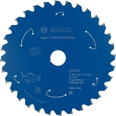 Afbeelding van Bosch Accessories 2608644532 Cirkelzaagblad 150 x 20 mm Aantal tanden: 32 1 stuk(s)
