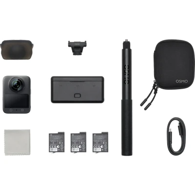 Afbeelding van DJI Osmo 360 Adventure Combo graden camera Grijs
