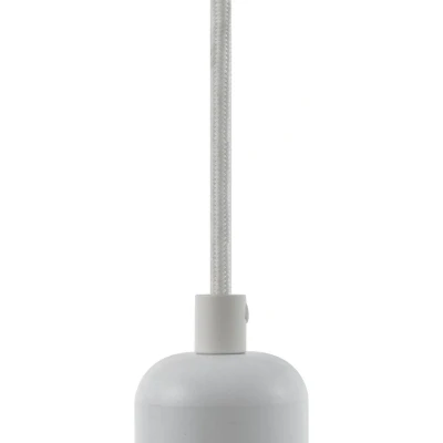 Afbeelding van Lindby Hanglamp Hattie, wit, Ø 4,7 cm, metaal, E27