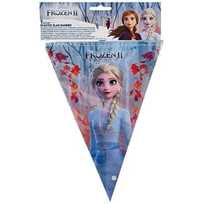 Afbeelding van Disney Frozen 2 feest vlaggenlijn meter Feestbanieren