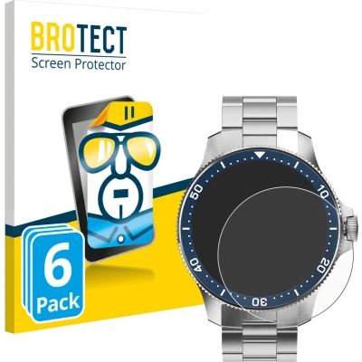 Afbeelding van BROTECT Schermbeschermer helder, Smartwatch beschermfolie, Transparant