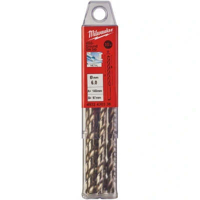 Afbeelding van Metaalboor Hss G Lang 6 X 139 Mm (10 Stuks)