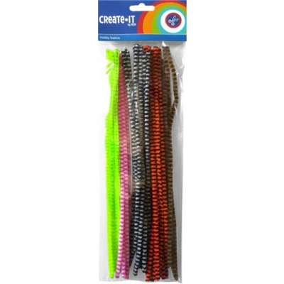 Afbeelding van Haza Witbaard Chenille Dierenmix, 50st.