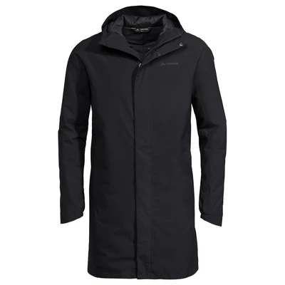 Afbeelding van VAUDE Men&#039;s Cyclist Padded Parka, Jas, Regenjas, fietskleding, met kap, Hardshell waterdicht, Heren, Fietsjack