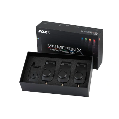 Afbeelding van Fox Mini Micron X Presentation Set 3 Rod + Ontvanger