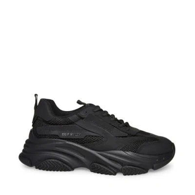 Afbeelding van Steve Madden Heren bezit sneaker, zwart, 10.5 UK