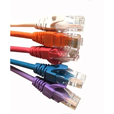 Afbeelding van Smedz 0,75 meter CAT6 LSZH UTP koperen LAN patchkabel met snoerloze RJ45 connectoren rood