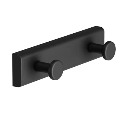 Afbeelding van Cosmic Dubbele Haak Mat Zwart Ophanghaak 14.1 x 3.6 3.3 cm