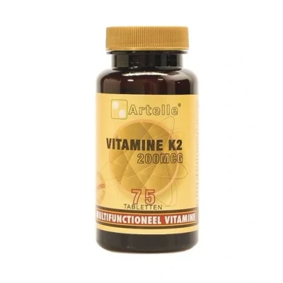 Afbeelding van Artelle Vitamine K2 200mcg Tabletten