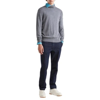 Afbeelding van United Colors of Benetton Turtleneck Trui, Heren, Maat: Large, Grey