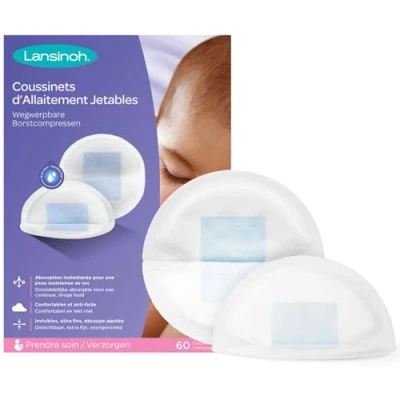 Afbeelding van Lansinoh Wegwerp borstvoedingspads, 60