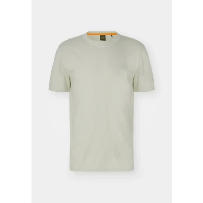 Afbeelding van BOSS Tshirt basic, Heren, Maat: Small, Light beige