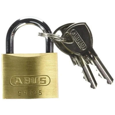 Afbeelding van ABUS 02856 55/35 hangslot, messing, 40 mm