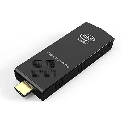 Afbeelding van Mini PC Computer Stick Windows 10 Professional (64 bit) Quad Core Intel Atom x5 Z8350 1.92Ghz, 4GB/64GB, WiFi, Bluetooth, USB 3.0, HDMI/4K Linux