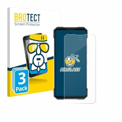 Afbeelding van BROTECT Glas Screen Protector voor Doogee S200 (3 Stuks) Schermbeschermer [9H Hardheid, Beschermglas Folie niet Gehard Glas]