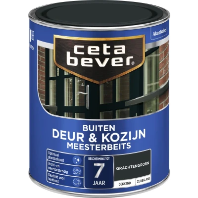 Afbeelding van Ceta Bever Dekkend Meesterbeits 650 Grachtengroen Zijdeglans Blanke lak &amp; Beits