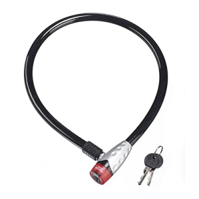Afbeelding van Burg Wächter kabelslot, sleutelgatafdekking, 2 sleutels, lengte: 80 cm, 550 81