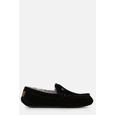 Afbeelding van Pantoffel Warmbat Men Earlwood Suede Black Schoenmaat 42