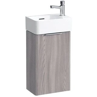 Afbeelding van Laufen fontein pack met onderbouwkast 1 deur kraangat rechts overloop h8622802621061