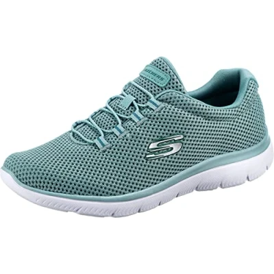 Afbeelding van Skechers SUMMITS dames Sneaker, Sage Mesh White Trim, 37.5 EU