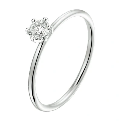 Afbeelding van Witgoud Palladium Ring diamant 0.245ct H SI 4600113