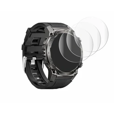 Afbeelding van Savvies Screenprotector voor Dekelife G55 1.46&quot; Folie Beschermfolie transparant volledig dekking (4 Stuks)