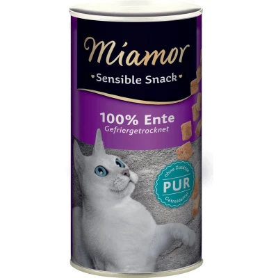 Afbeelding van 30g Eend Puur Sensible Snack Miamor Kattensnacks