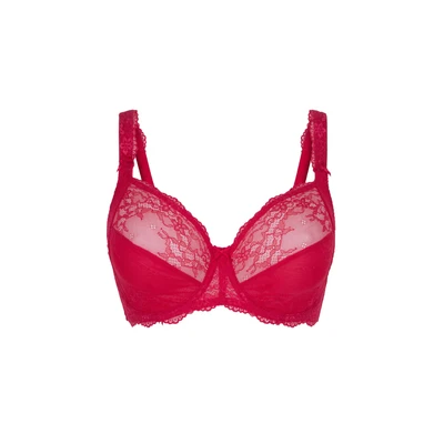 Afbeelding van Lingadore FULL Coverage Spitze Beugel BH, Dames, Maat: 75H, Red