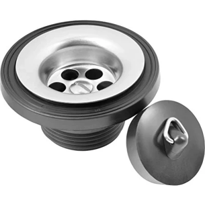 Afbeelding van Cornat Rezyklat afvoerventiel voor wastafels 1 1/4 inch AG Gemaakt van gerecyclede kunststoffen Made in Germany kwaliteit/afvoerstop/wastafelstop / T317404R, chroom