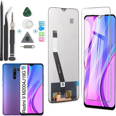 Afbeelding van LCD schermvervanging en Touchscreen Digitizer Display met gereedschap voor Xiaomi Redmi 9