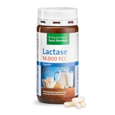 Afbeelding van Sanct Bernhard Lactase capsules 14.000 FCC eenheden 150
