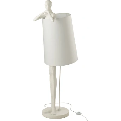 Afbeelding van J Line lamp Man polyresin wit