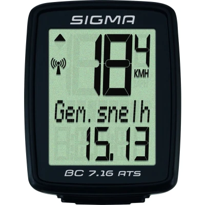 Afbeelding van Sigma Fietscomputer BC 7.16 ATS draadloos