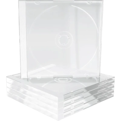 Afbeelding van MediaRange CD Jewelcase 10.4mm 1 Disc Transparant 5 Stuks