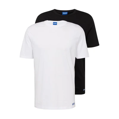 Afbeelding van HUGO Naolo 2 PACK Tshirt basic, Heren, Maat: XS, White black