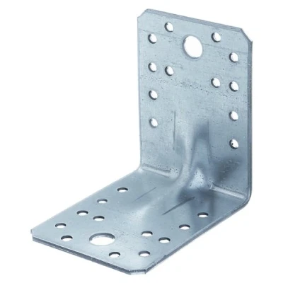 Afbeelding van Alberts 837563 hoekanker extra sterk met rib sendzimir verzinkt 90 x 65 mm set van 50