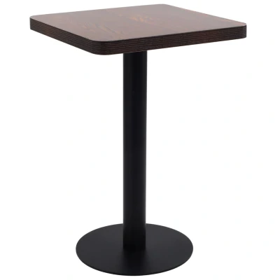 Afbeelding van Bistrotafel 50x50 cm MDF donkerbruin