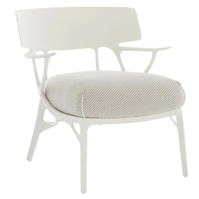 Afbeelding van Kartell A.I. Tuinstoel Wit / Beige
