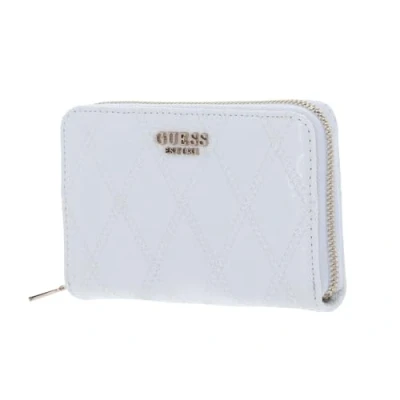 Afbeelding van GUESS Adi SLG Zip Around Wallet M White