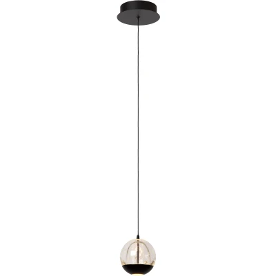 Afbeelding van Lucide SENTUBAL Hanglamp Ø 14 cm LED 1x6,3W 2700K Zwart