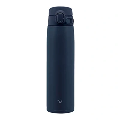Afbeelding van Zojirushi SM VA72 AD waterfles, one touch roestvrijstalen mok, naadloos, 25 fl oz (720 ml), marineblauw