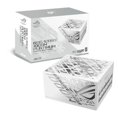 Afbeelding van ASUS ROG STRIX 1000P GAMING WHITE power supply unit 1000 W 20+4 pin ATX Wit