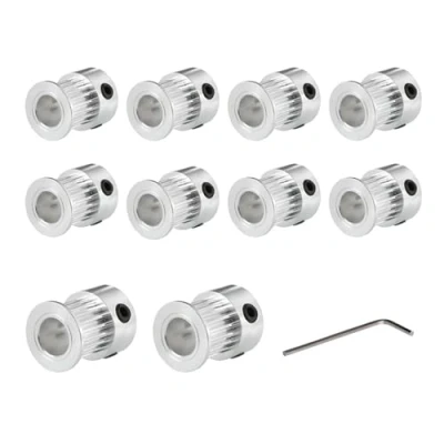 Afbeelding van Super Print GT2 Pulley Katrol 20 Tanden Teeth 8mm Bore for 3D Printer 9mm/10mm Width Timing Belt.(10pcs)