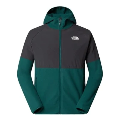 Afbeelding van The North Face Glacier Heavyweight FULL ZIP Fleecejas, Heren, Maat: Small, Deep nori/asphalt grey/black