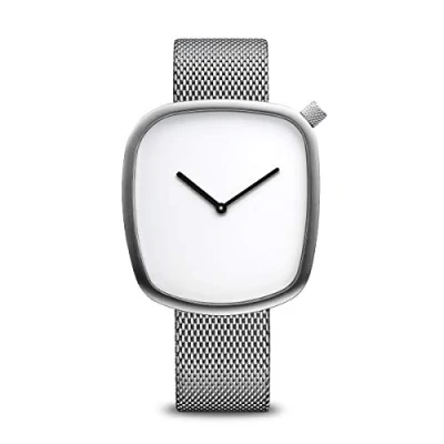 Afbeelding van BERING Unisex horloge quartz uurwerk Pebble Collection met roestvrij staal en saffierglas 18040 004