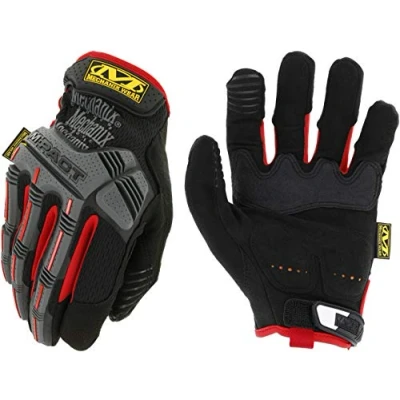 Afbeelding van Mechanix Wear MPT 52 009 M Pact (medium, zwart/rood) handschoenen met stootbescherming