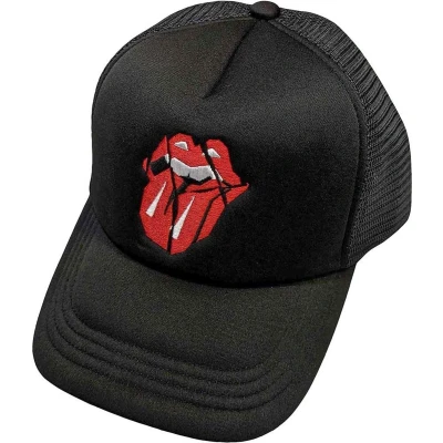 Afbeelding van The Rolling Stones Hackney Diamonds Shards Logo Trucker pet Zwart