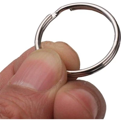 Afbeelding van Doodadeals® 10 Pack Sleutelringen 25 mm Splitringen Sleutelhanger Ringen Maken