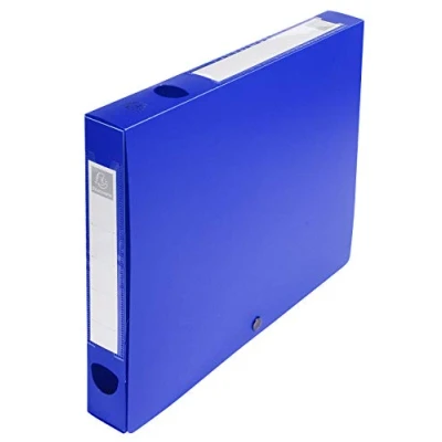 Afbeelding van Exacompta Archiefbox/verpakking Rug: 40 mm. 10 Stuk blauw