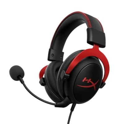 Afbeelding van Randapparaten: Gaming: Gaming toebehoren: HP Printing &amp; Computing HyperX Cloud II Red KHX HSCP RD